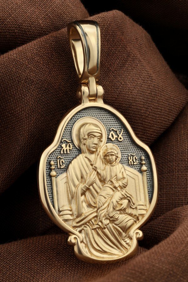 Образок из лимонного золота