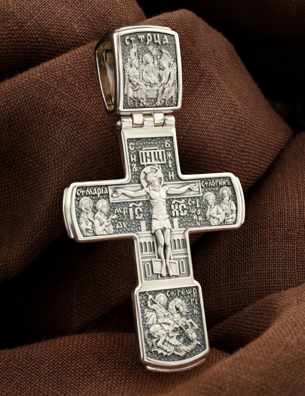 Крест из серебра 925 пробы