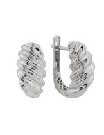 Серьги из белого золота