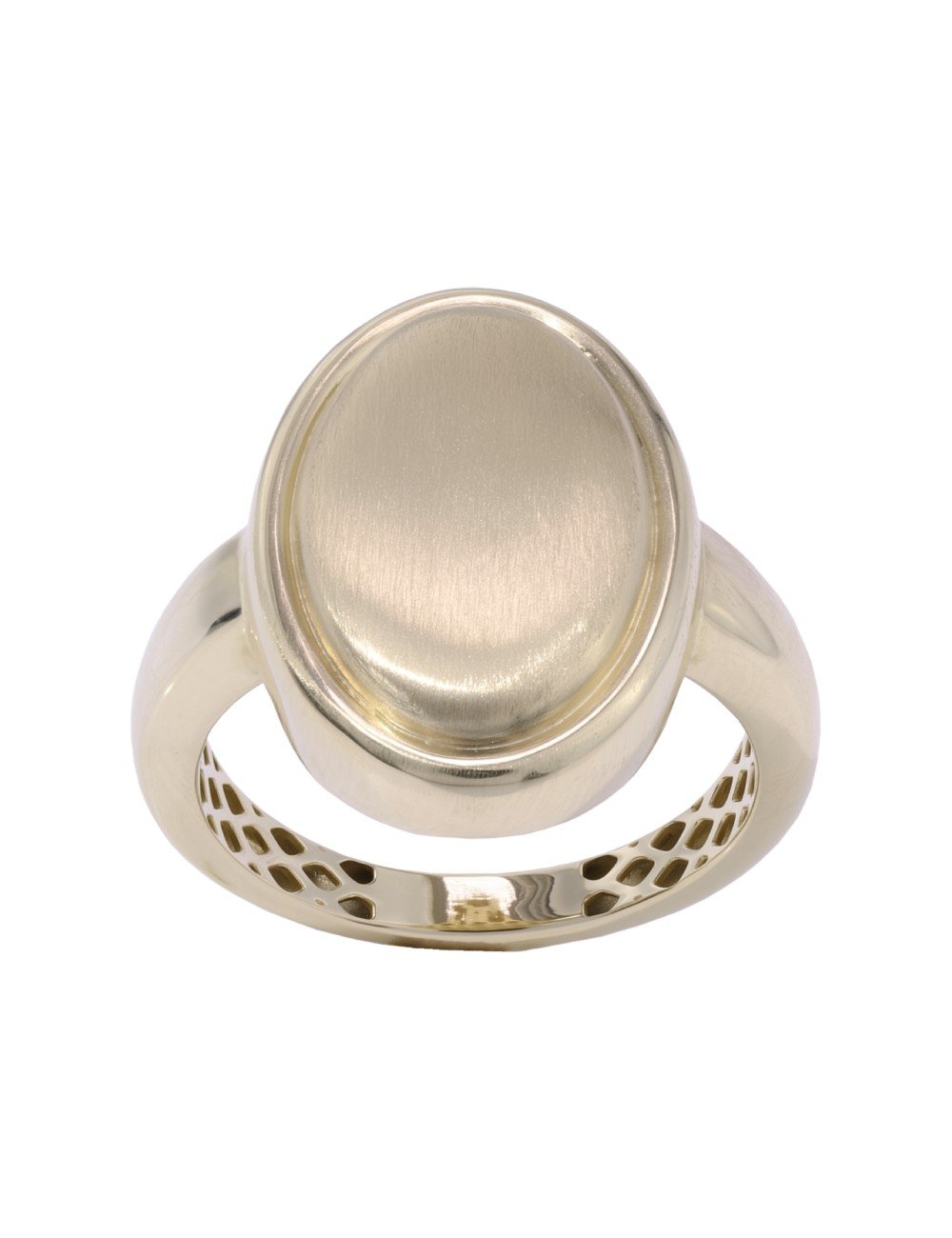 Кольцо из лимонного золота