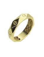 Кольцо из лимонного золота