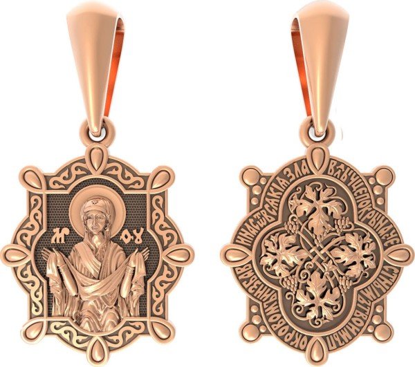 Образок из золота