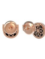 Серьги из золота c ониксом