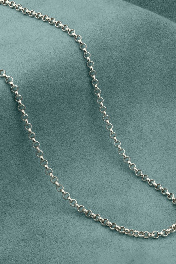 Цепь из белого золота