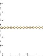 Цепь из лимонного золота