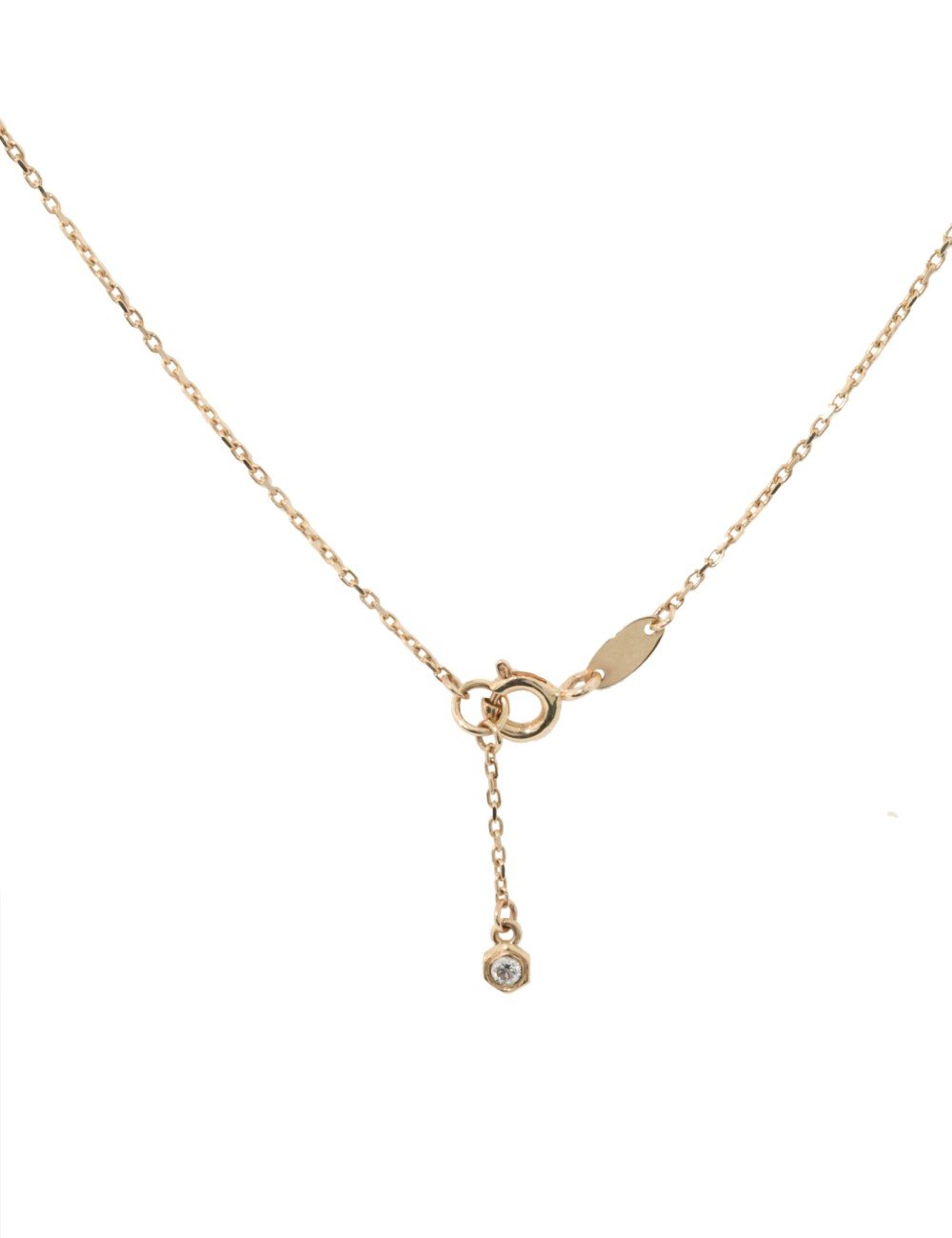 Колье из золота c бриллиантами и ониксом