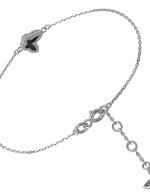 Браслет из белого золота c ониксом