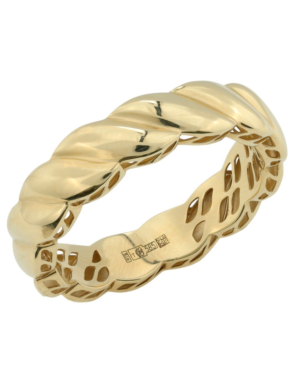 Кольцо из лимонного золота