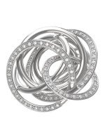 Кольцо из белого золота c бриллиантами