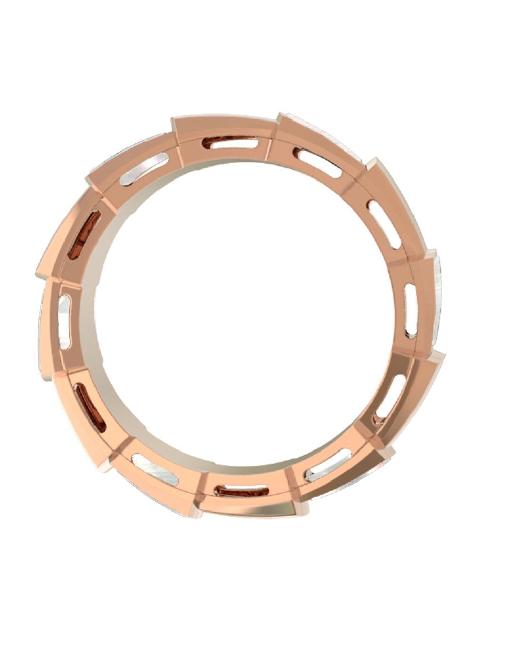 Кольцо из золота c перламутром