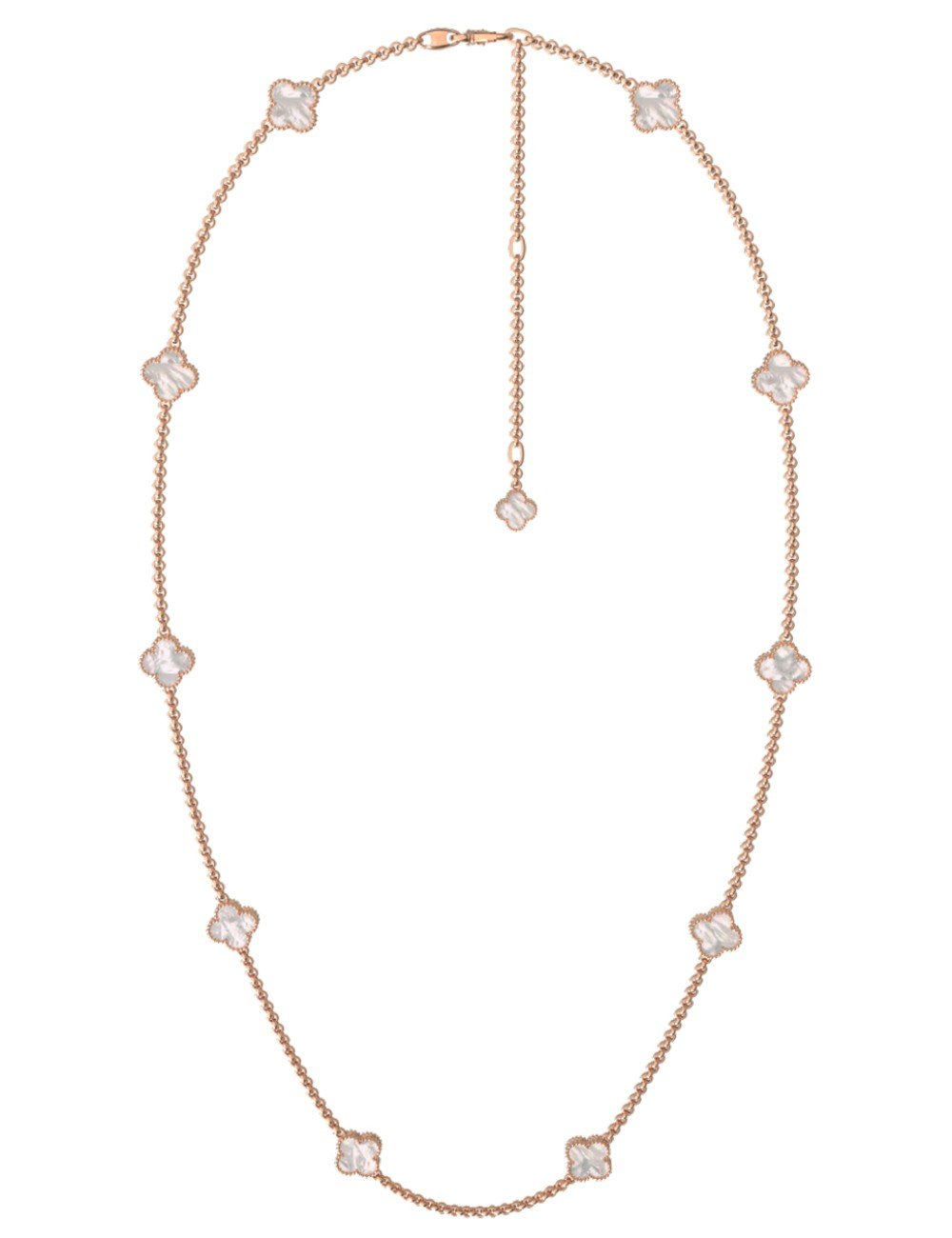 Колье из золота c перламутром