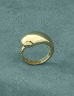 Кольцо из лимонного золота