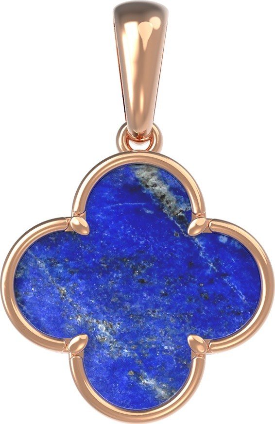 Подвеска из золота c лазуритом