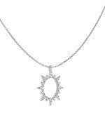 Колье из белого золота c бриллиантами