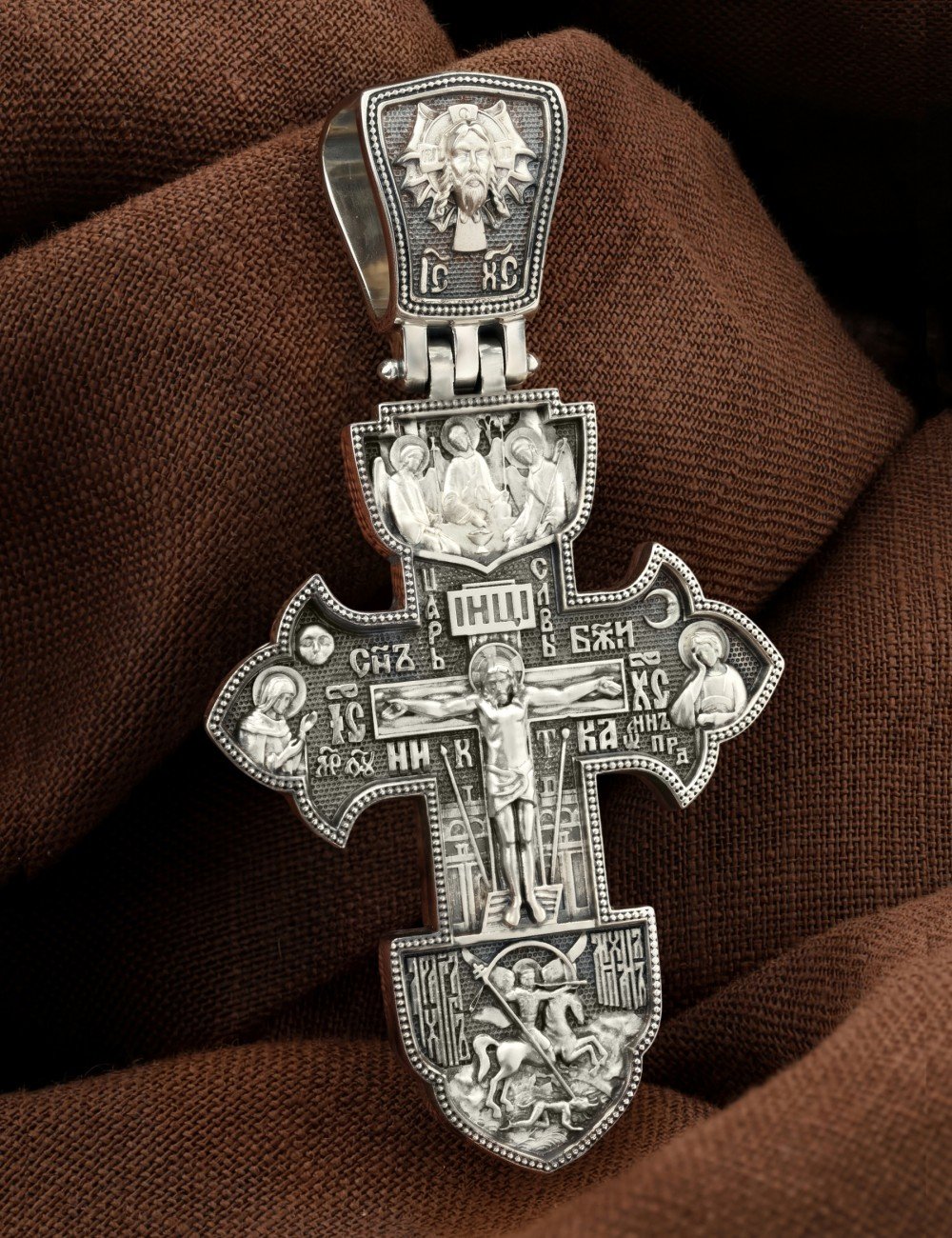 Крест из серебра 925 пробы