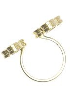 Кольцо из лимонного золота c тигровым глазом и перламутром