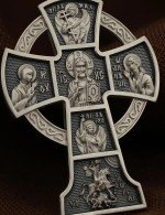 Крест из белого золота