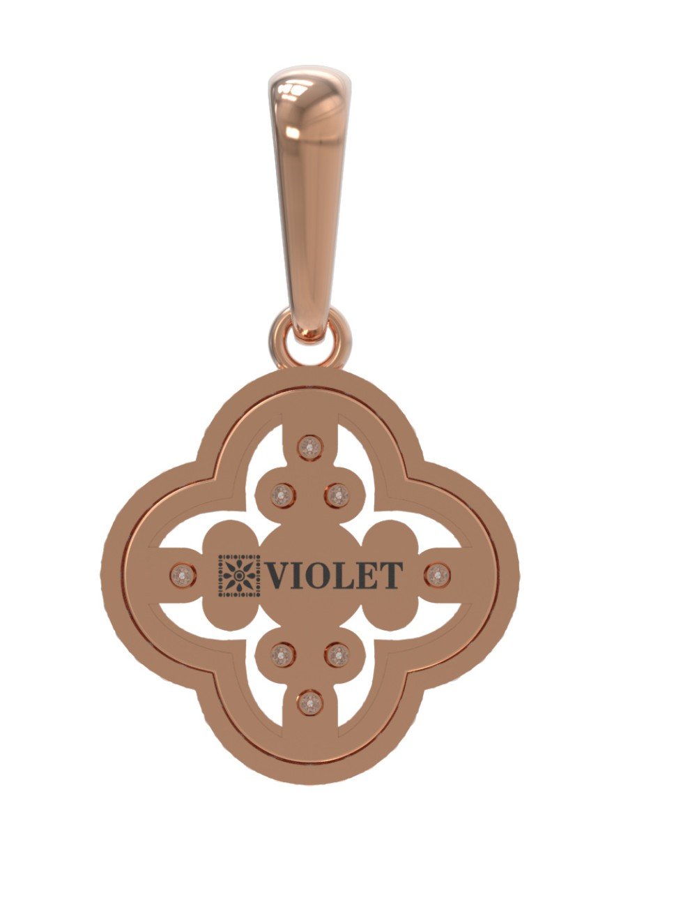 Подвеска из золота c бриллиантами