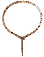 Колье из золота c бриллиантами и ониксом