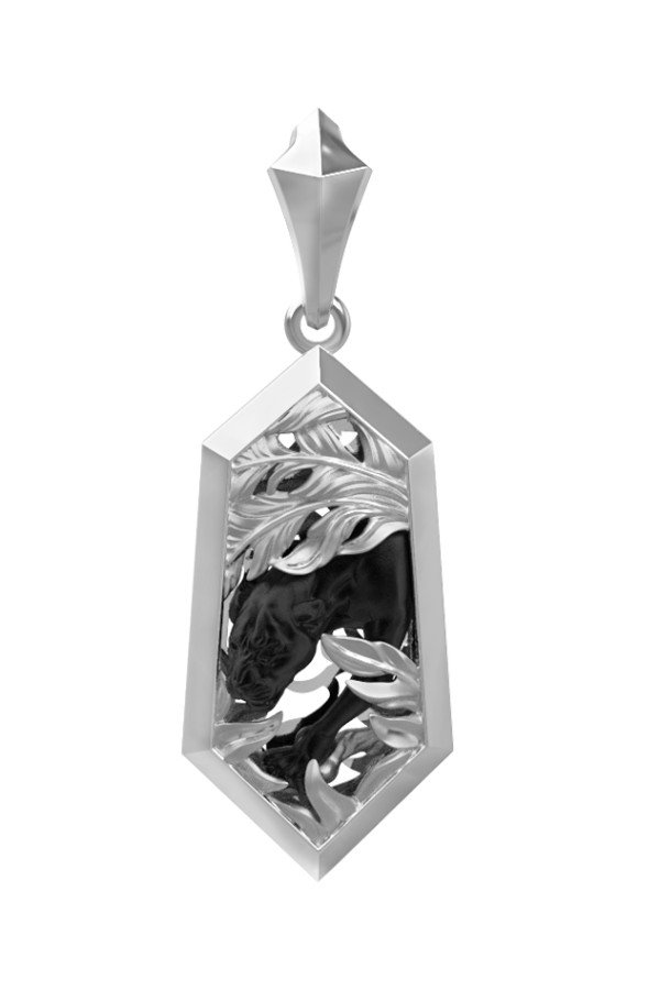 Подвеска из белого золота