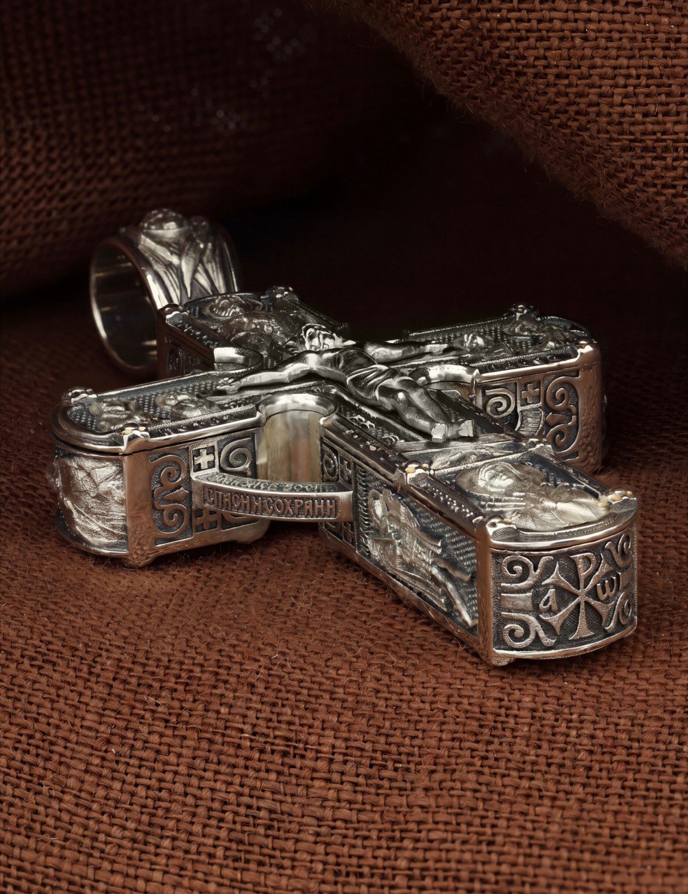 Крест из серебра 925 пробы