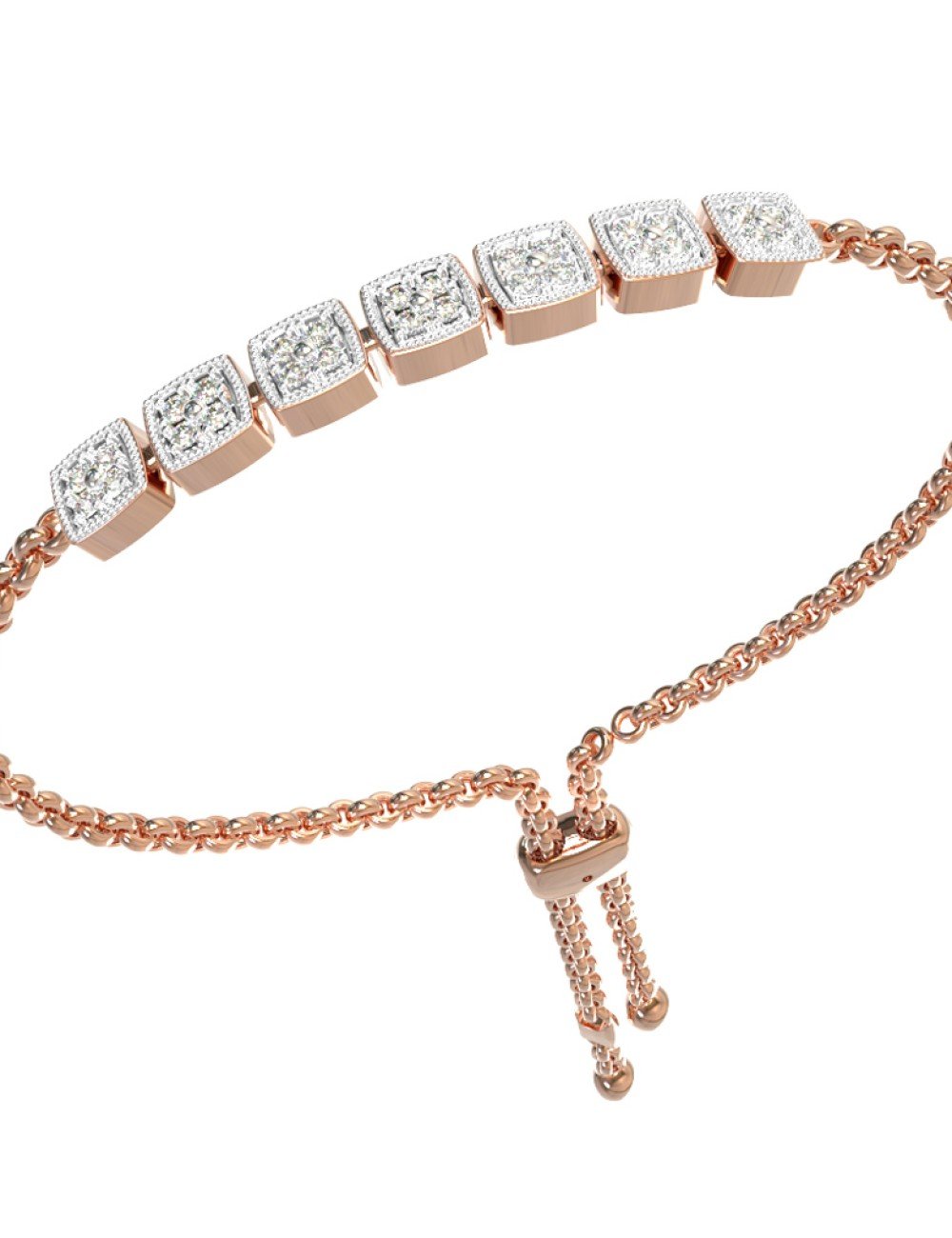 Браслет из золота c бриллиантами