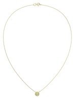 Колье из лимонного золота c бриллиантами и малахитом