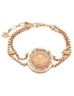 Браслет из золота c ониксом и перламутром