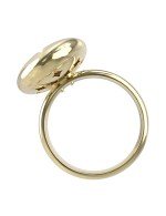 Кольцо из лимонного золота c бриллиантами