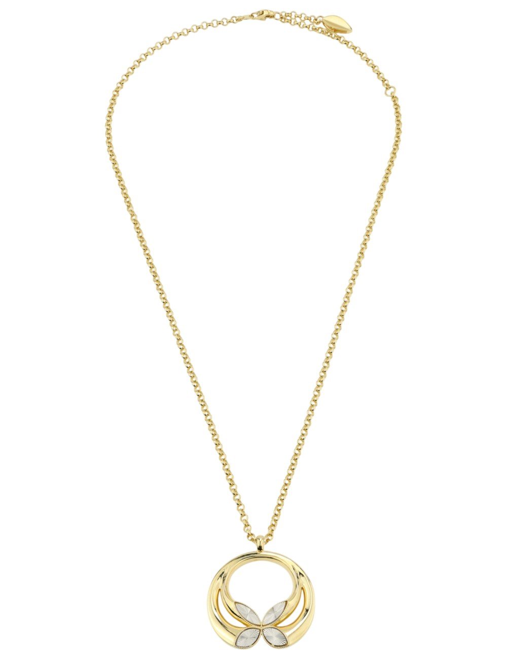 Колье из лимонного золота