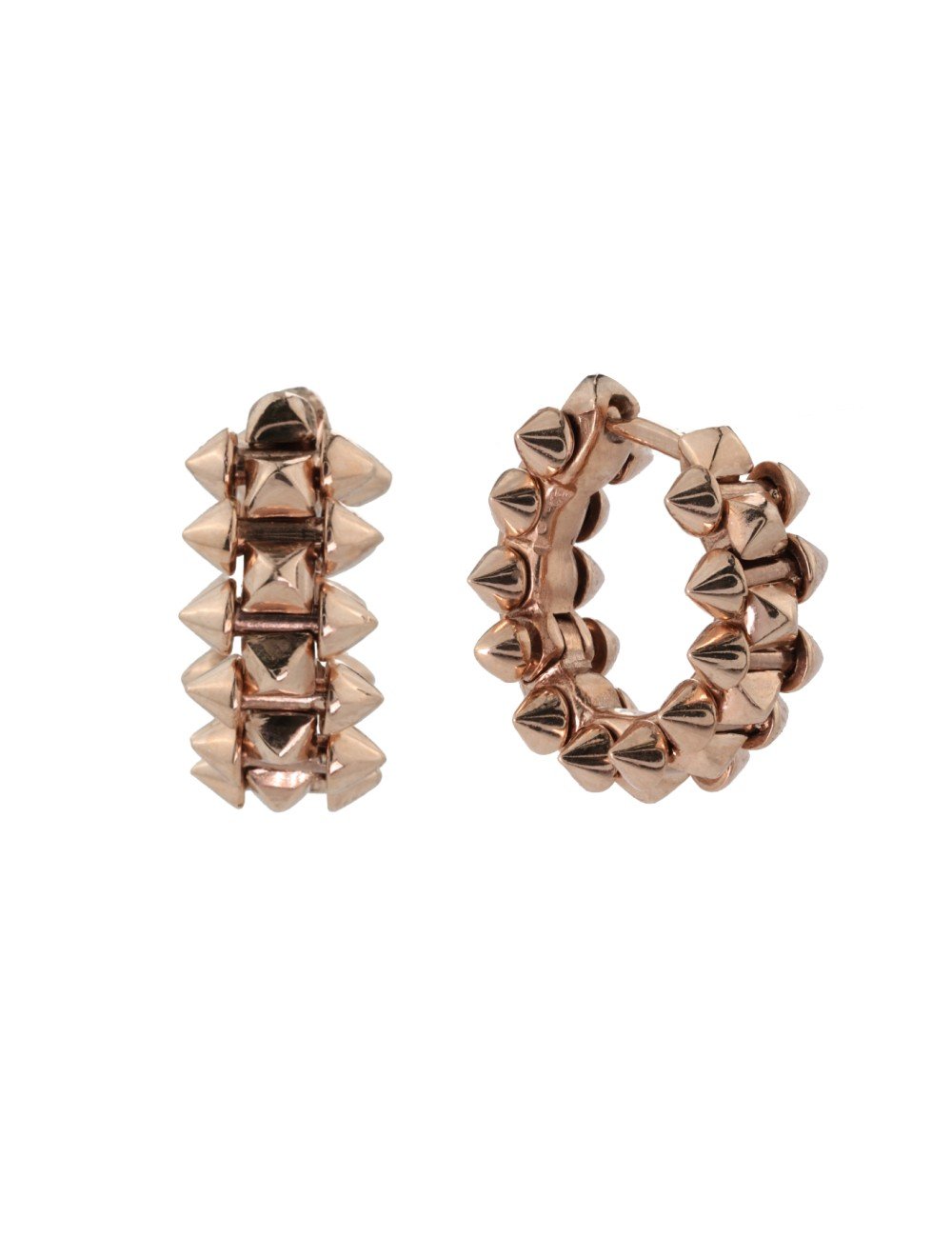 Серьги из розового золота